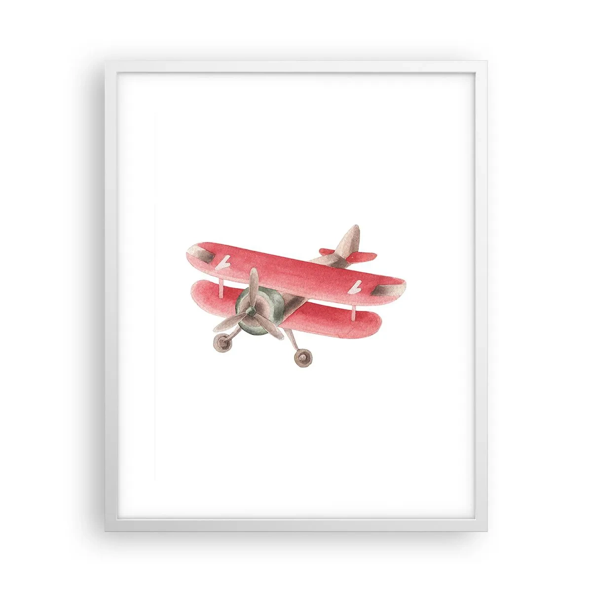 Poster in einem weißen Rahmen - Bereit für Höhenflüge - 40x50 cm