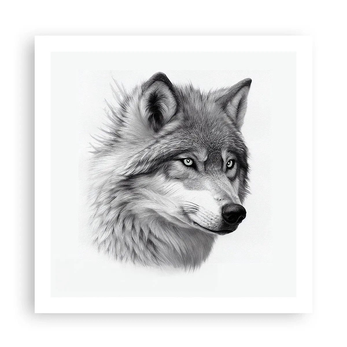 Poster - Alpha – ohne Zweifel - 60x60 cm