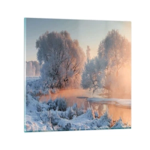 Glasbild - Bild auf glas - Alles im Kristall glänzt in der Sonne - 50x50 cm