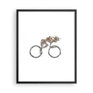 Poster in einem schwarzem Rahmen - Eine tolle Maschine - 40x50 cm