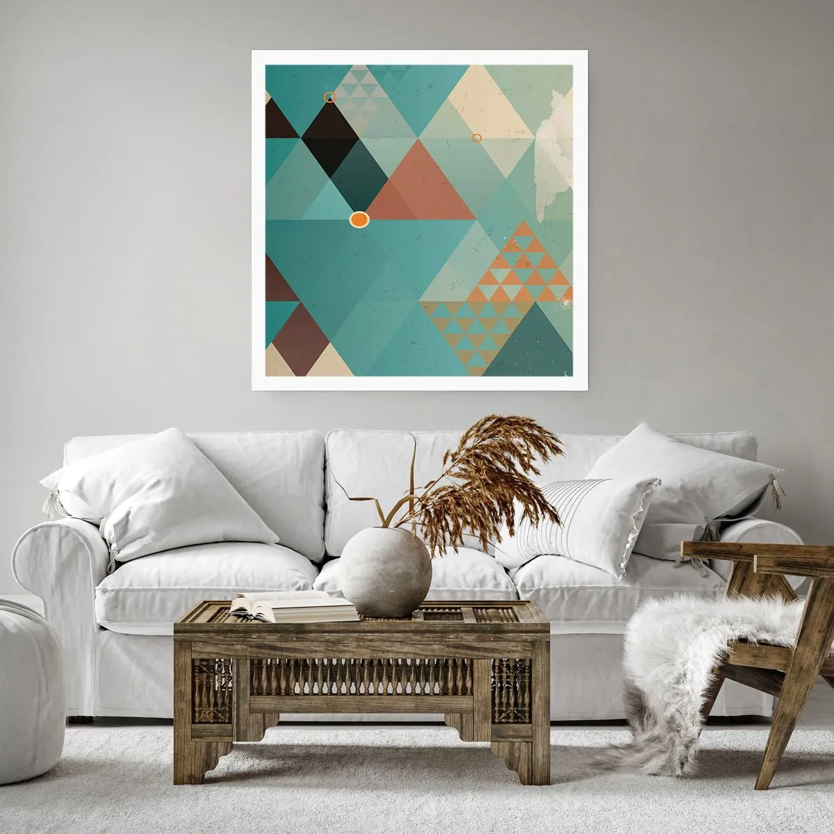 Poster - Einheit der Vielheit, Vielheit der Einheit - 60x60 cm