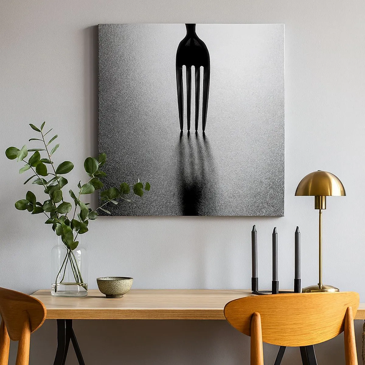 Bild auf Leinwand - Leinwandbild - Licht und Schatten - 30x30 cm