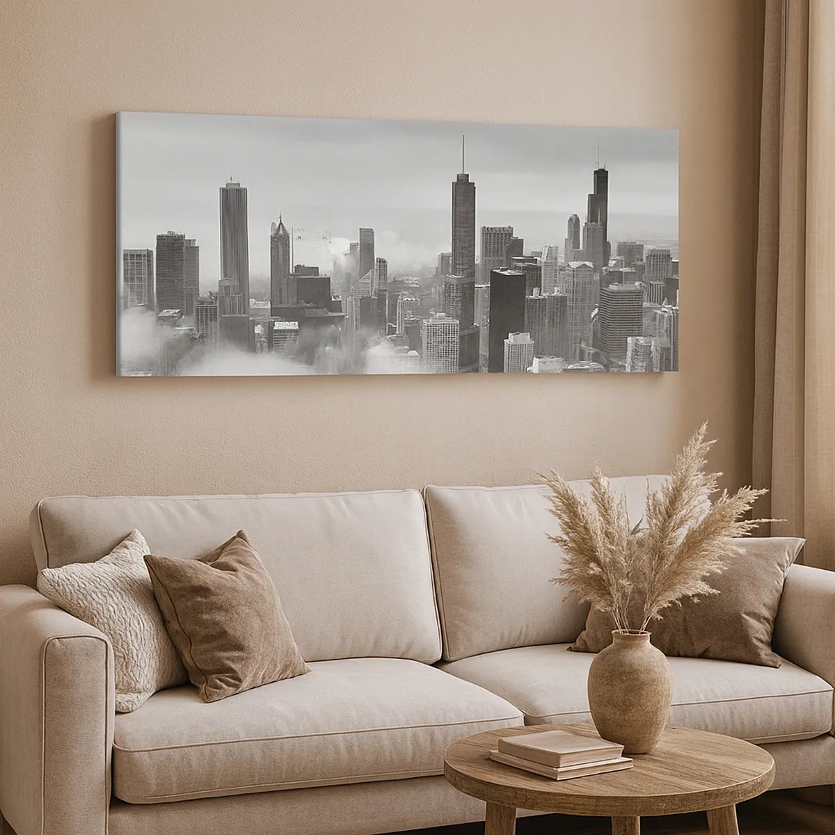 Bild auf Leinwand - Leinwandbild - Amerikanische Landschaft - 30x30 cm