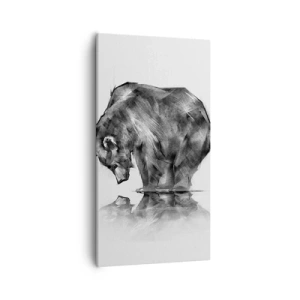 Bild auf Leinwand - Leinwandbild - Schön, jemanden in der Nähe zu sehen - 55x100 cm