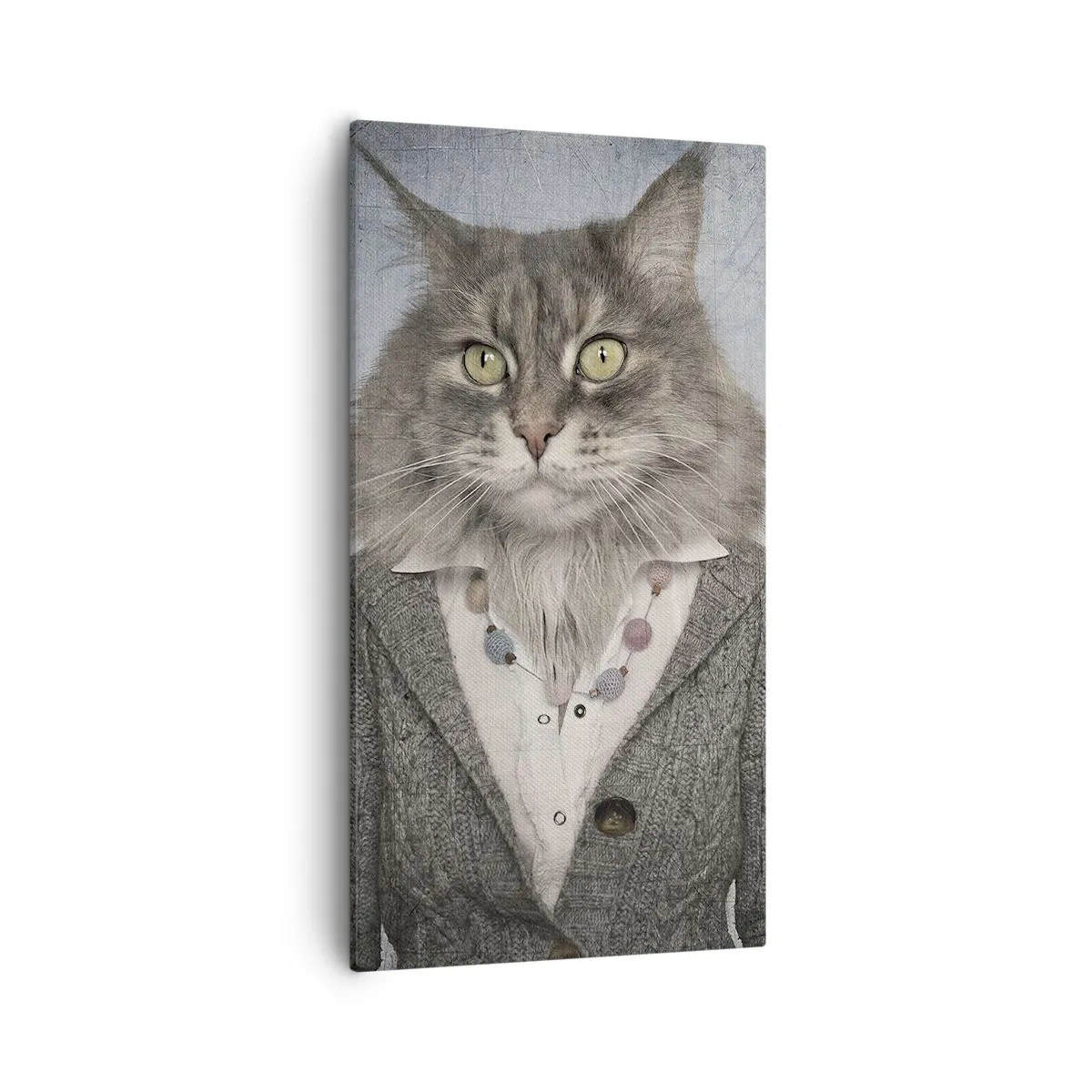 Bild auf Leinwand - Leinwandbild - Pelze sind wieder in Mode - 55x100 cm