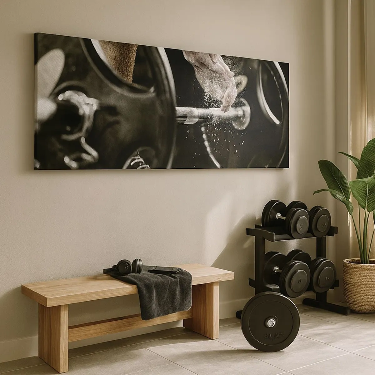 Bild auf Leinwand - Leinwandbild - Herausforderung angenommen! - 100x40 cm