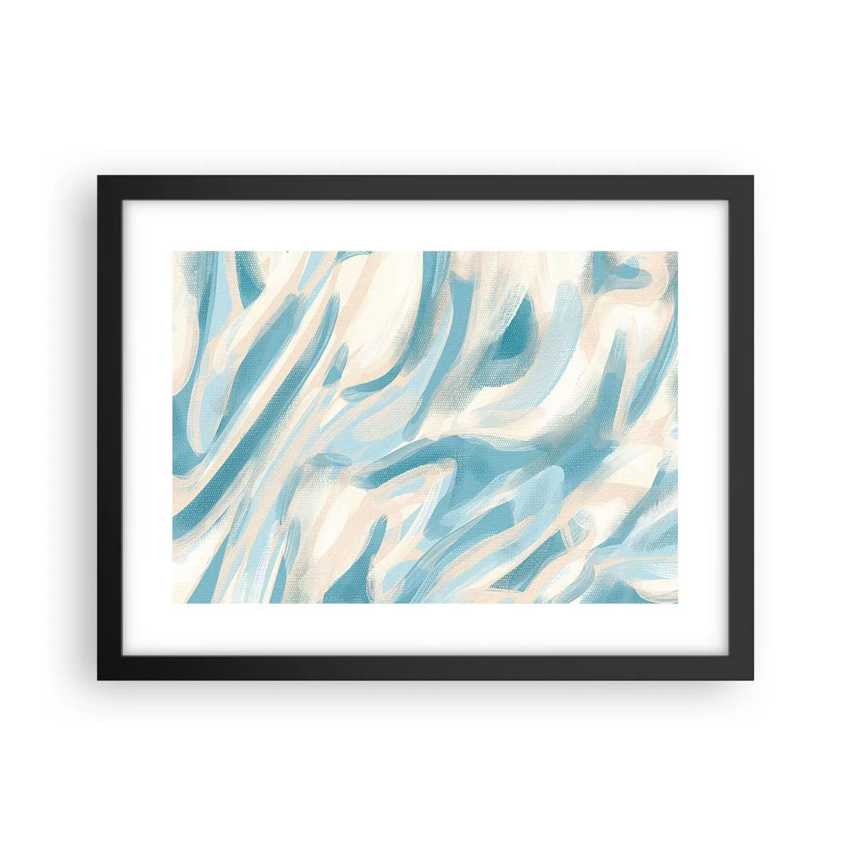 Poster in einem schwarzem Rahmen - Frühlingsbrisen - 40x30 cm