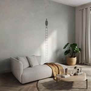 Fototapete Premium Sand - Erhebe dich darüber! - Abstraktion, Mann, Stück - 400x280 cm