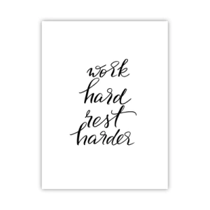 Poster - Lebensbalance - 30x40 cm