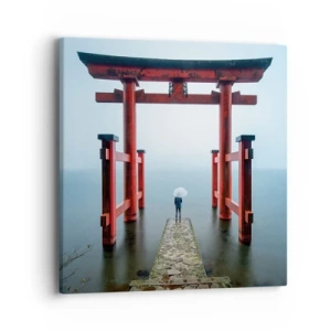 Bild auf Leinwand - Leinwandbild - Japanische Träumerei - 40x40 cm