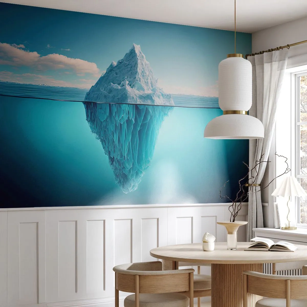 Fototapete Premium Sand - Königin des Eises - Eisberg, Wasser, Gletscher - 100x70 cm