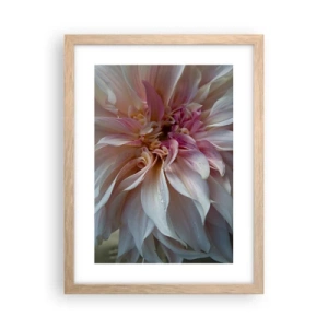 Poster in einem Rahmen aus heller Eiche - Blühende Frische - 30x40 cm