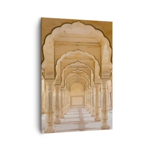 Bild auf Leinwand - Leinwandbild - Im Palast des Maharadschas - 70x100 cm