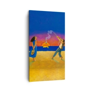 Bild auf Leinwand - Leinwandbild - Mehr als ein Sternchen vom Himmel - 45x80 cm