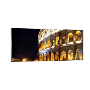 Glasbild - Bild auf glas - Es ist Zeit, die Spiele zu beginnen - 100x40 cm