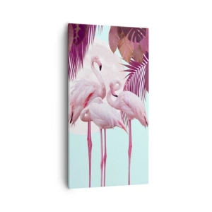 Bild auf Leinwand - Leinwandbild - Drei Vogelgnaden - 55x100 cm