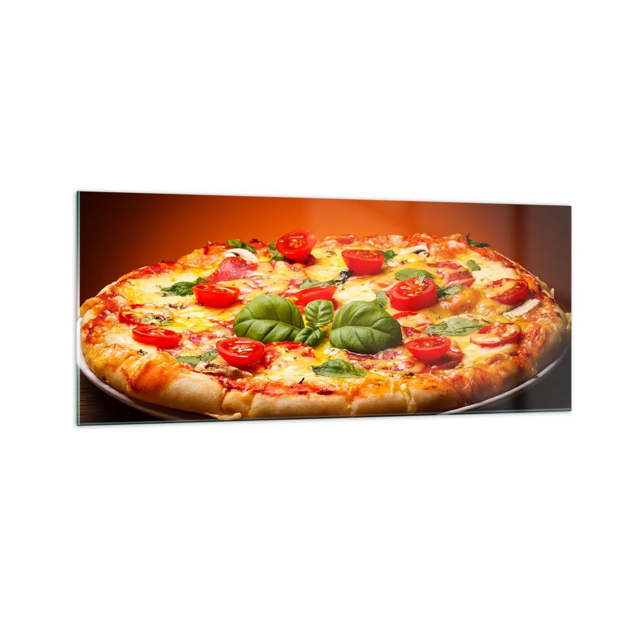 Glasbild - Bild auf glas - Mamma Mia! - 100x40 cm