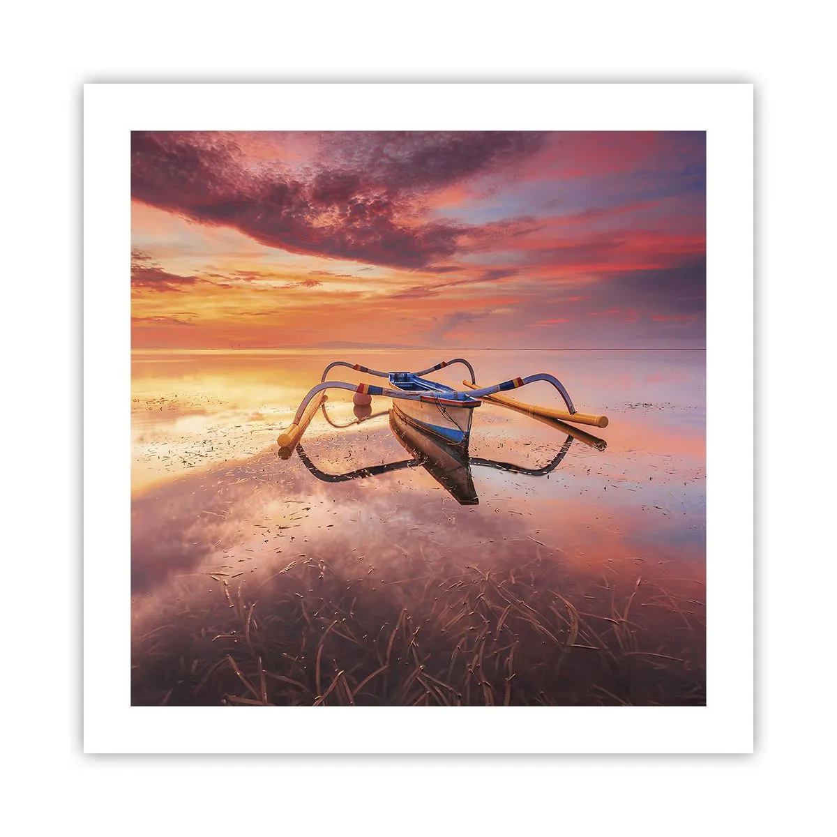 Poster - Die Ruhe eines tropischen Abends - 50x50 cm