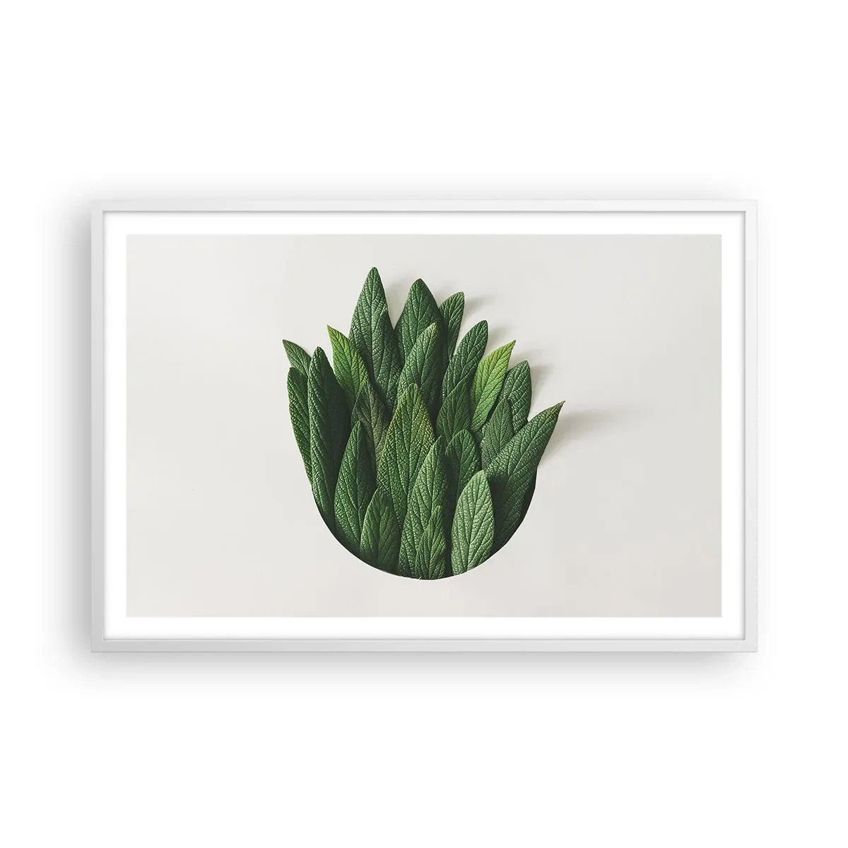 Poster in einem weißen Rahmen - Ungebremste Neugier - 91x61 cm