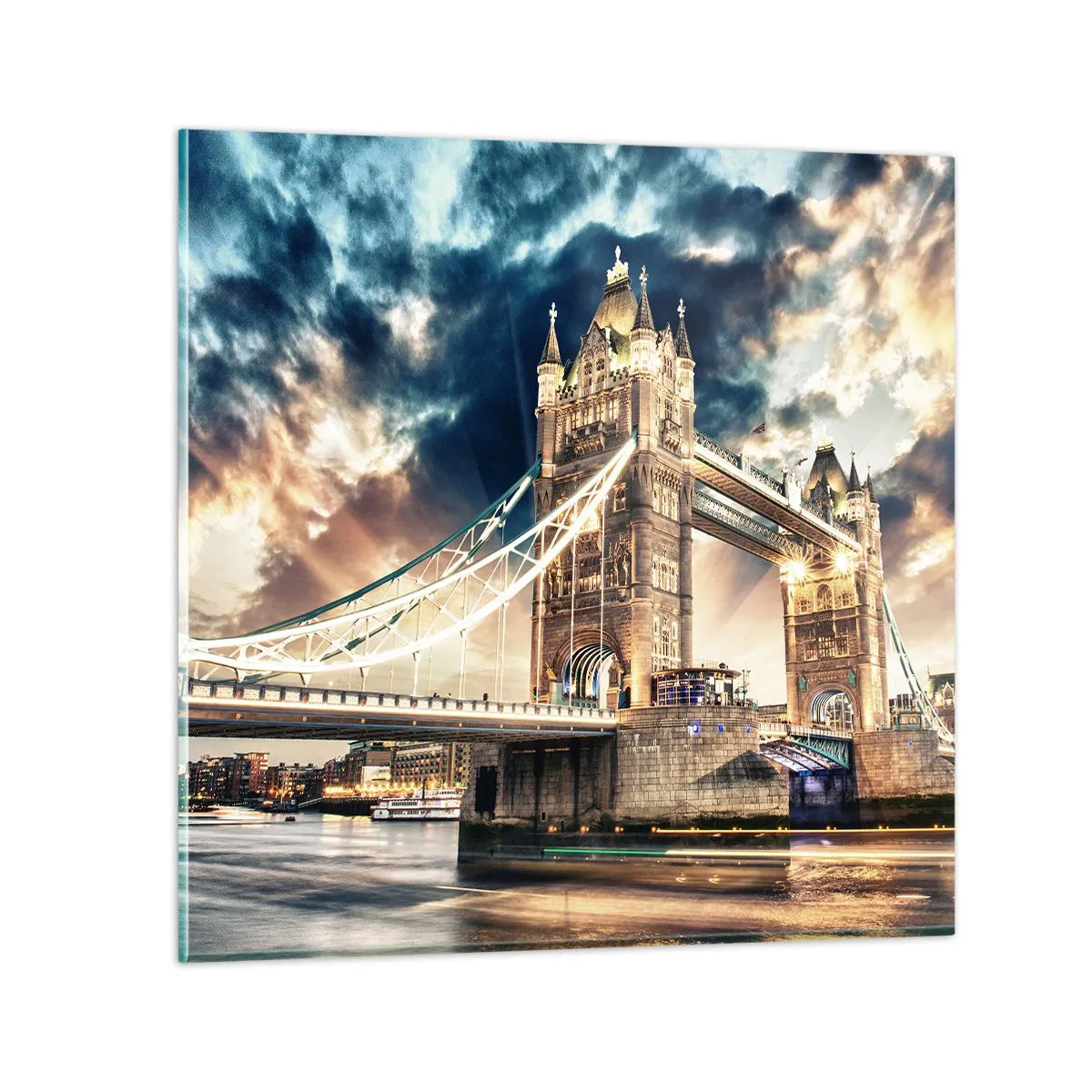 Glasbild - Bild auf glas - Denkmal des viktorianischen Imperiums - 70x70 cm