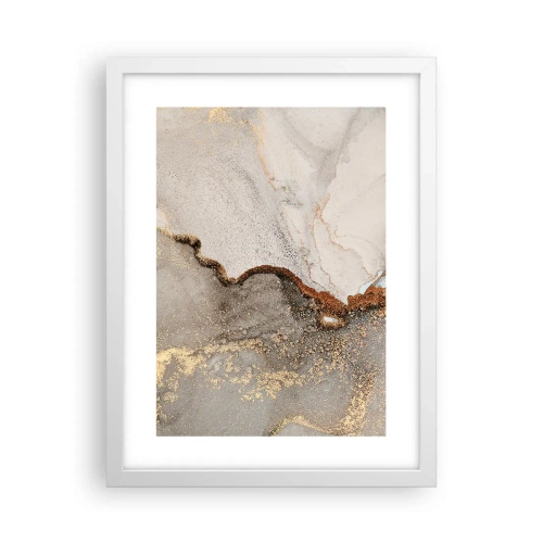 Poster in einem weißen Rahmen - An der Grenze der Farben - 30x40 cm