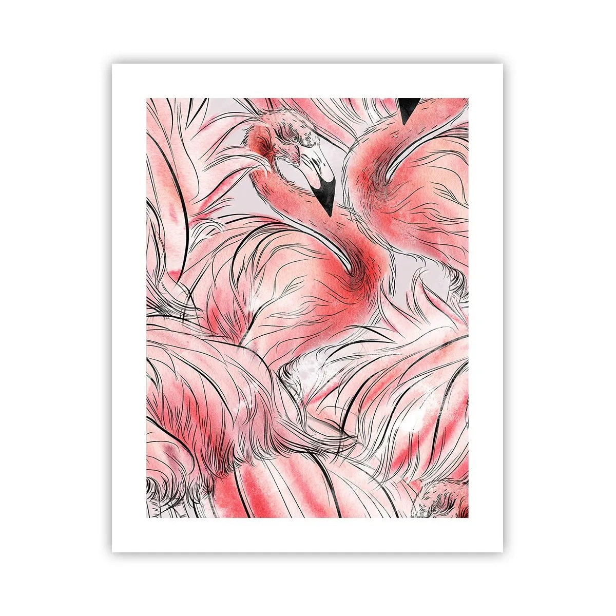 Poster - Bird Corps de Ballet - 40x50 cm