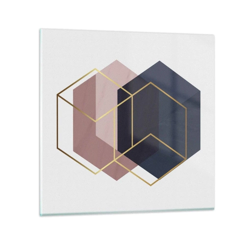 Glasbild - Bild auf glas - Die Kraft der Einfachheit - 50x50 cm