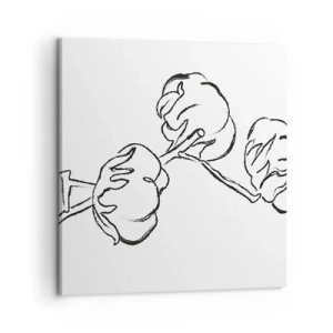 Bild auf Leinwand - Leinwandbild - Baumwolldaunen - 60x60 cm