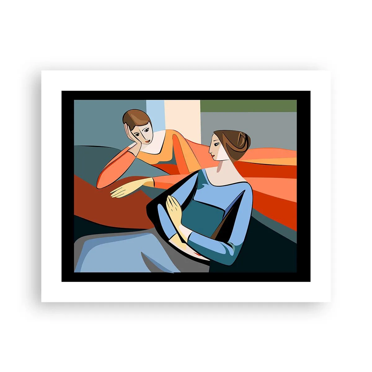 Poster - Moment der Zuversicht - 50x40 cm