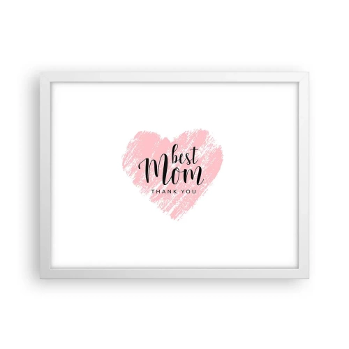 Poster in einem weißen Rahmen - Immer der richtige Moment - 40x30 cm