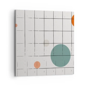 Bild auf Leinwand - Leinwandbild - Gefangen. Wir oder sie? - 50x50 cm