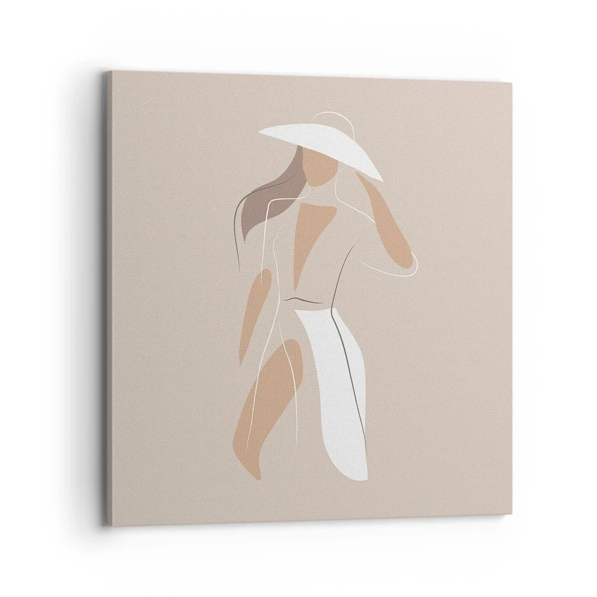 Bild auf Leinwand - Leinwandbild - Mode macht Spaß - 70x70 cm