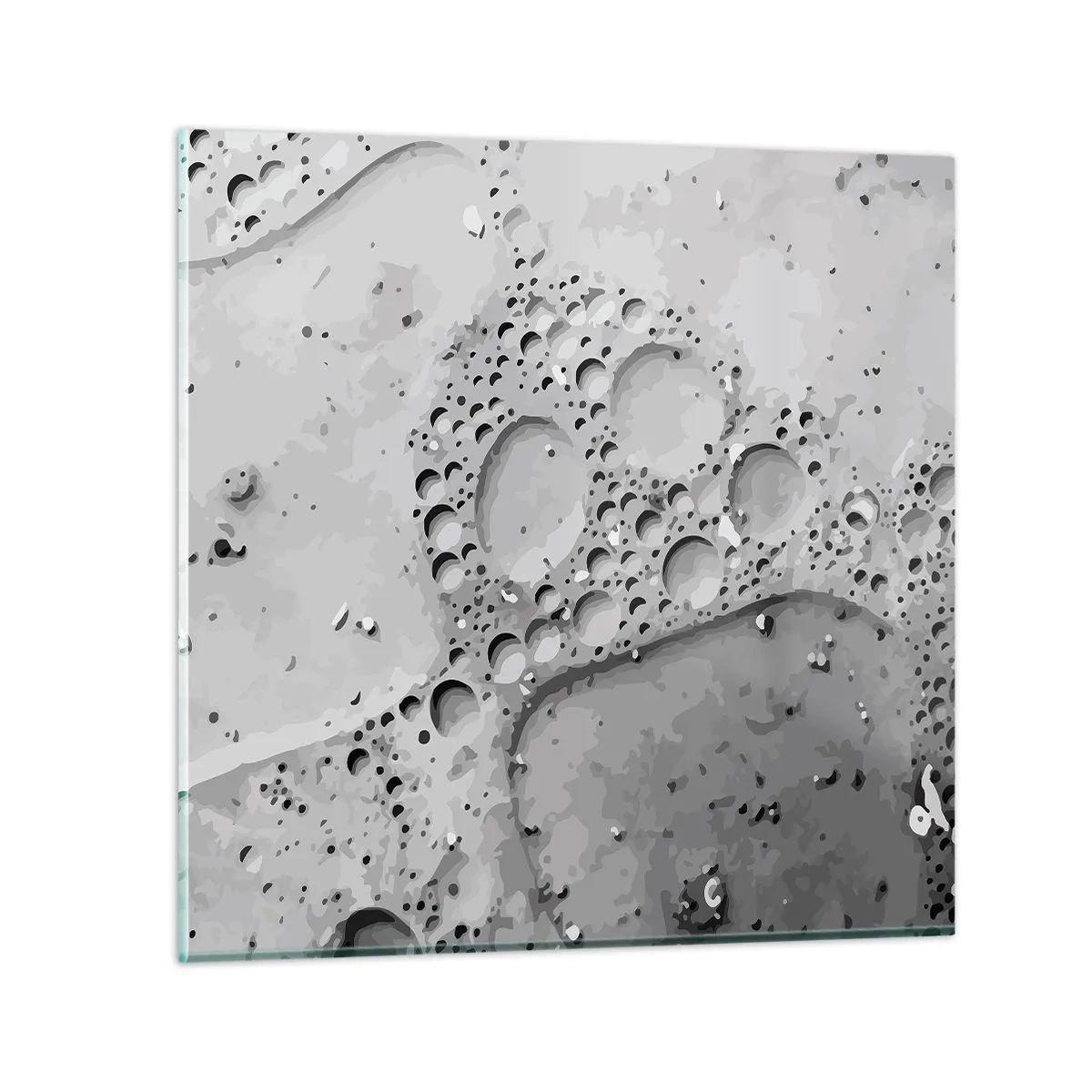 Glasbild - Bild auf glas - Schaumpfad - 30x30 cm