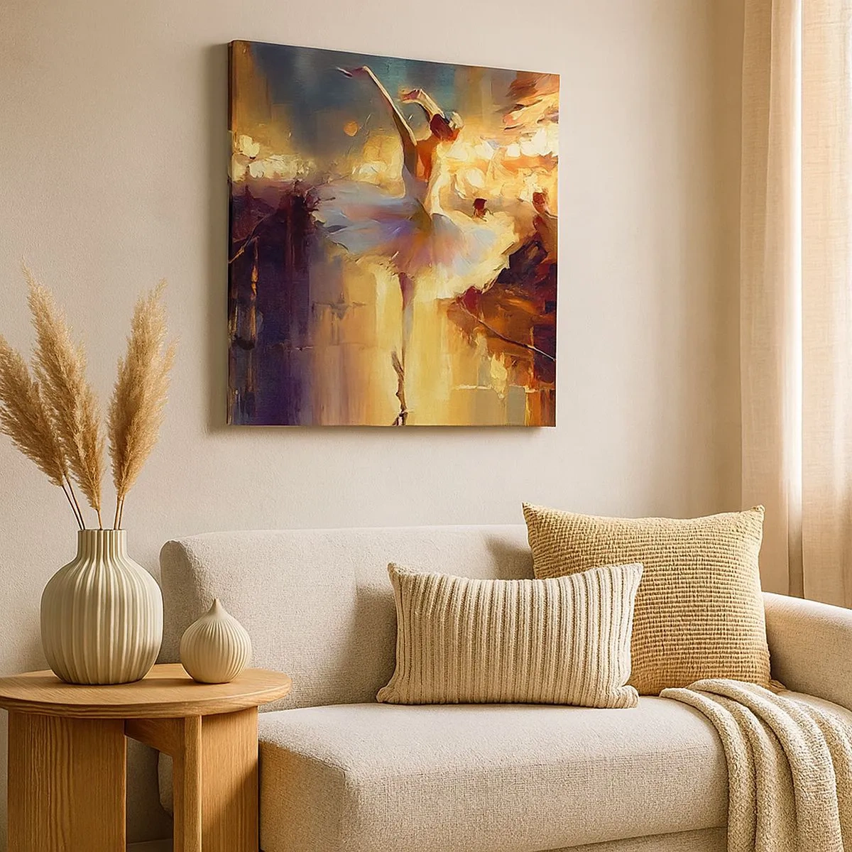 Bild auf Leinwand - Leinwandbild - Wunder auf der Straße - 30x30 cm