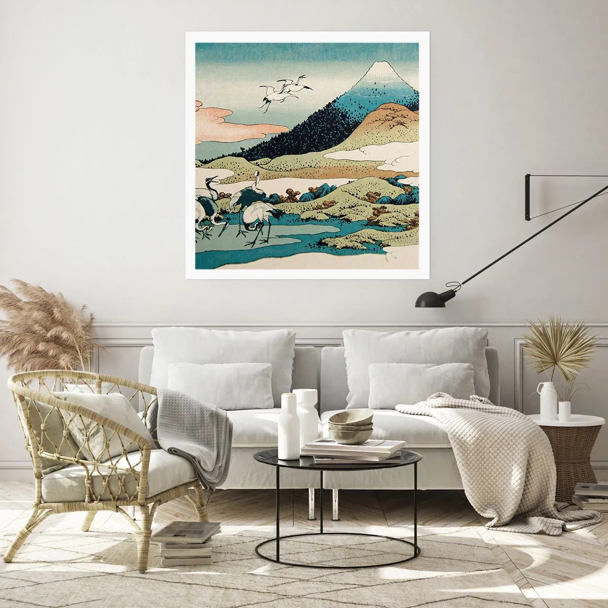 Poster - Im japanischen Geist - 60x60 cm