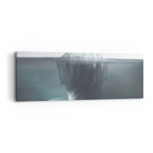 Bild auf Leinwand - Leinwandbild - Unterwassergeheimnis - 90x30 cm