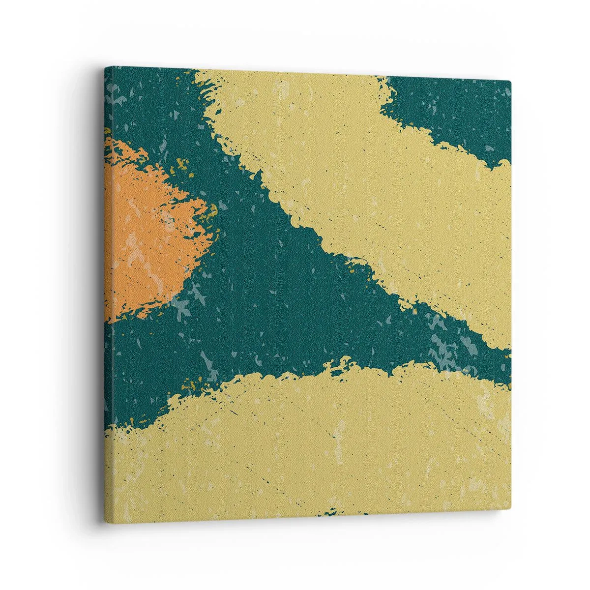 Bild auf Leinwand - Leinwandbild - Abstraktion – langsame Bewegung - 30x30 cm