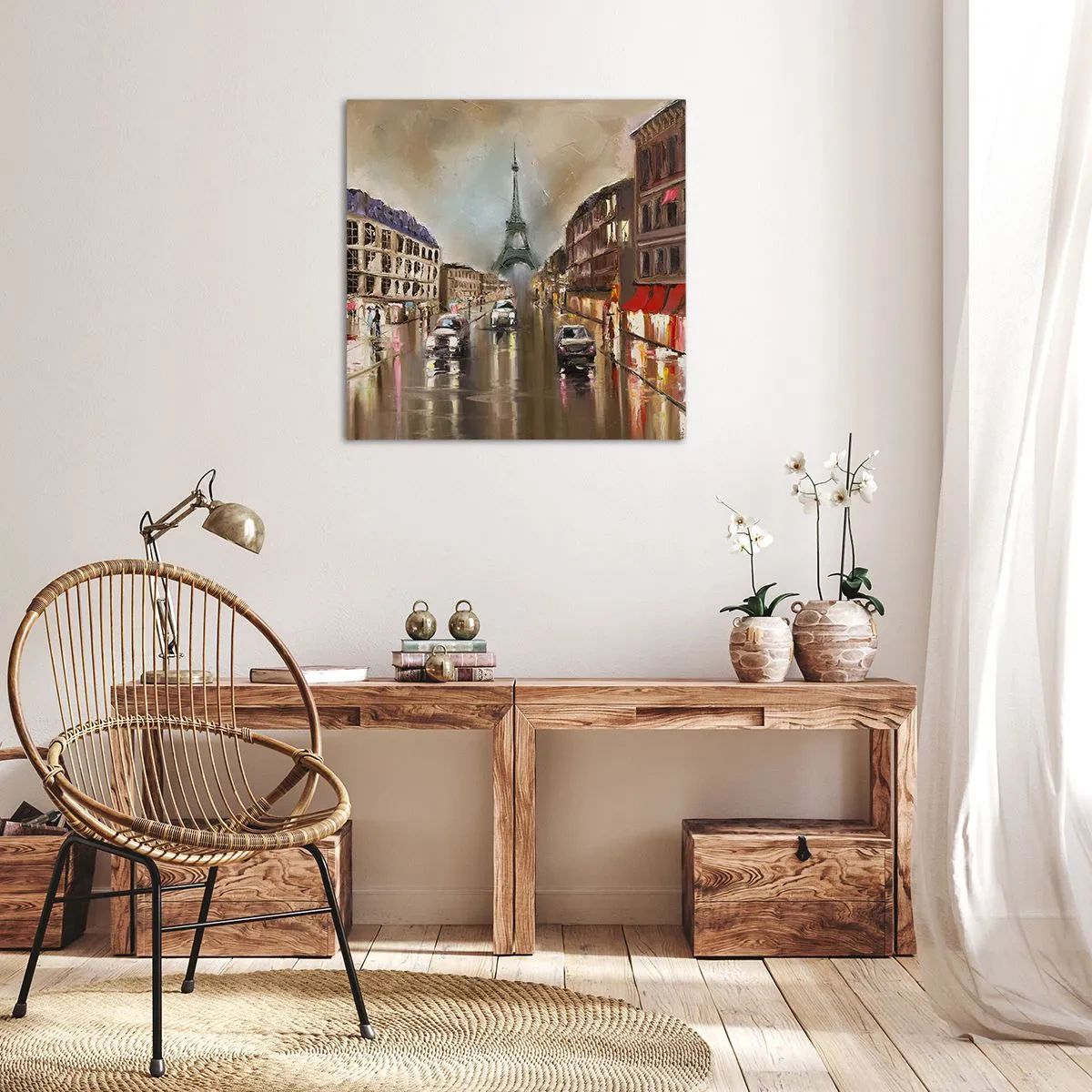 Bild auf Leinwand - Leinwandbild - Nur sie zählt - 70x70 cm