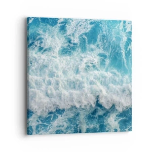 Bild auf Leinwand - Leinwandbild - Freudig und springend - 40x40 cm