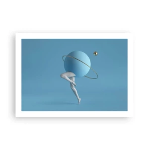 Poster - Und die Planeten spielen verrückt - 70x50 cm