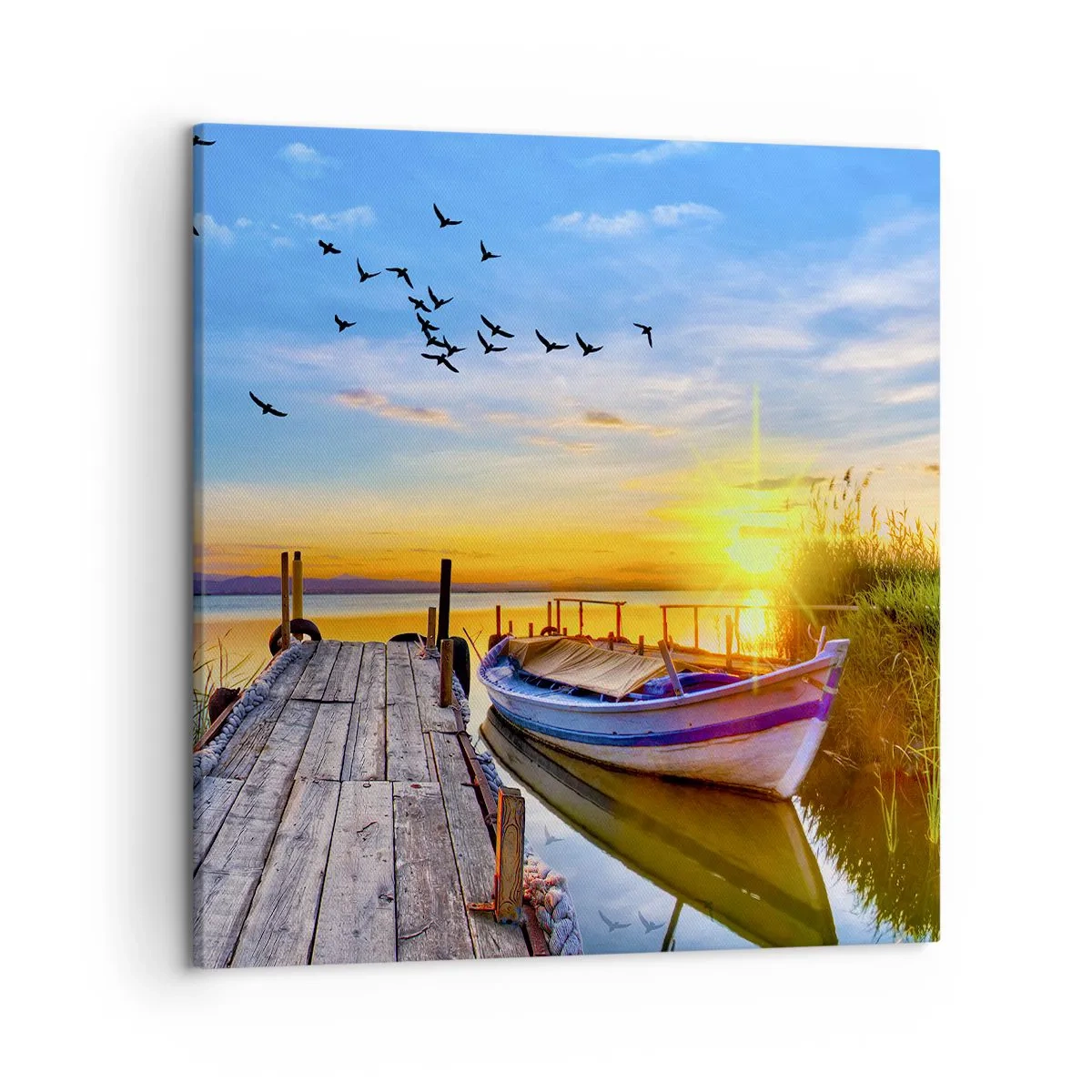 Bild auf Leinwand - Leinwandbild - Bis morgen - 50x50 cm