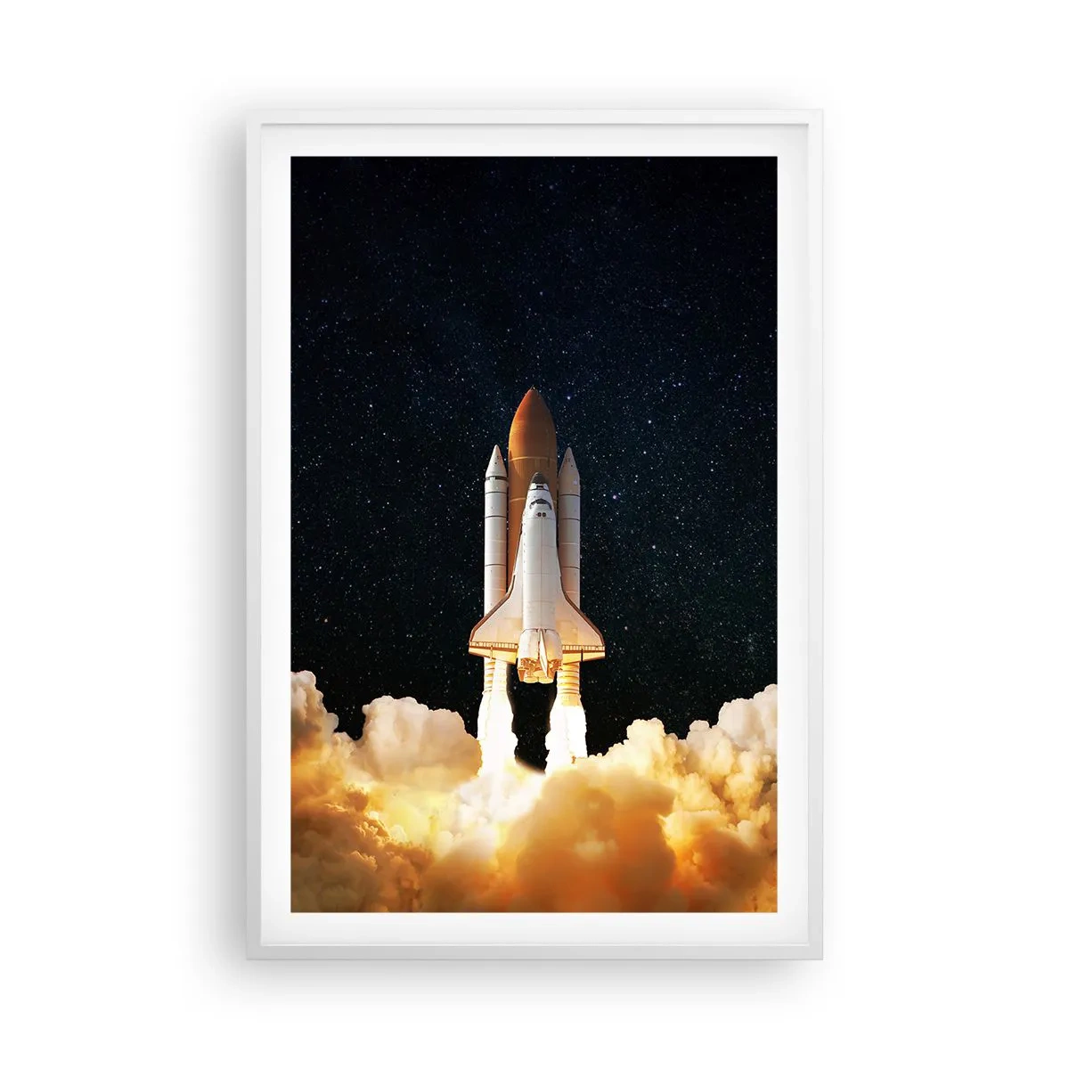 Poster in einem weißen Rahmen - Ad Astra! - 61x91 cm