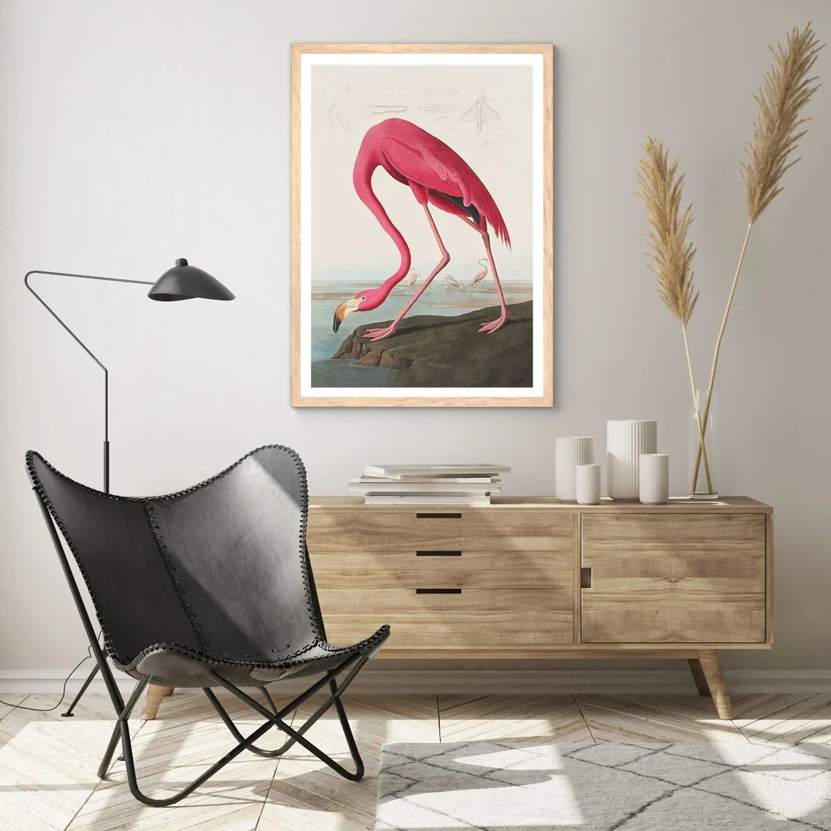 Poster in einem Rahmen aus heller Eiche - Erstaunliche Kreation - 61x91 cm