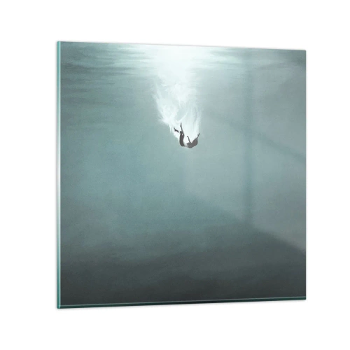 Glasbild - Bild auf glas - In den Armen des Ozeans - 30x30 cm