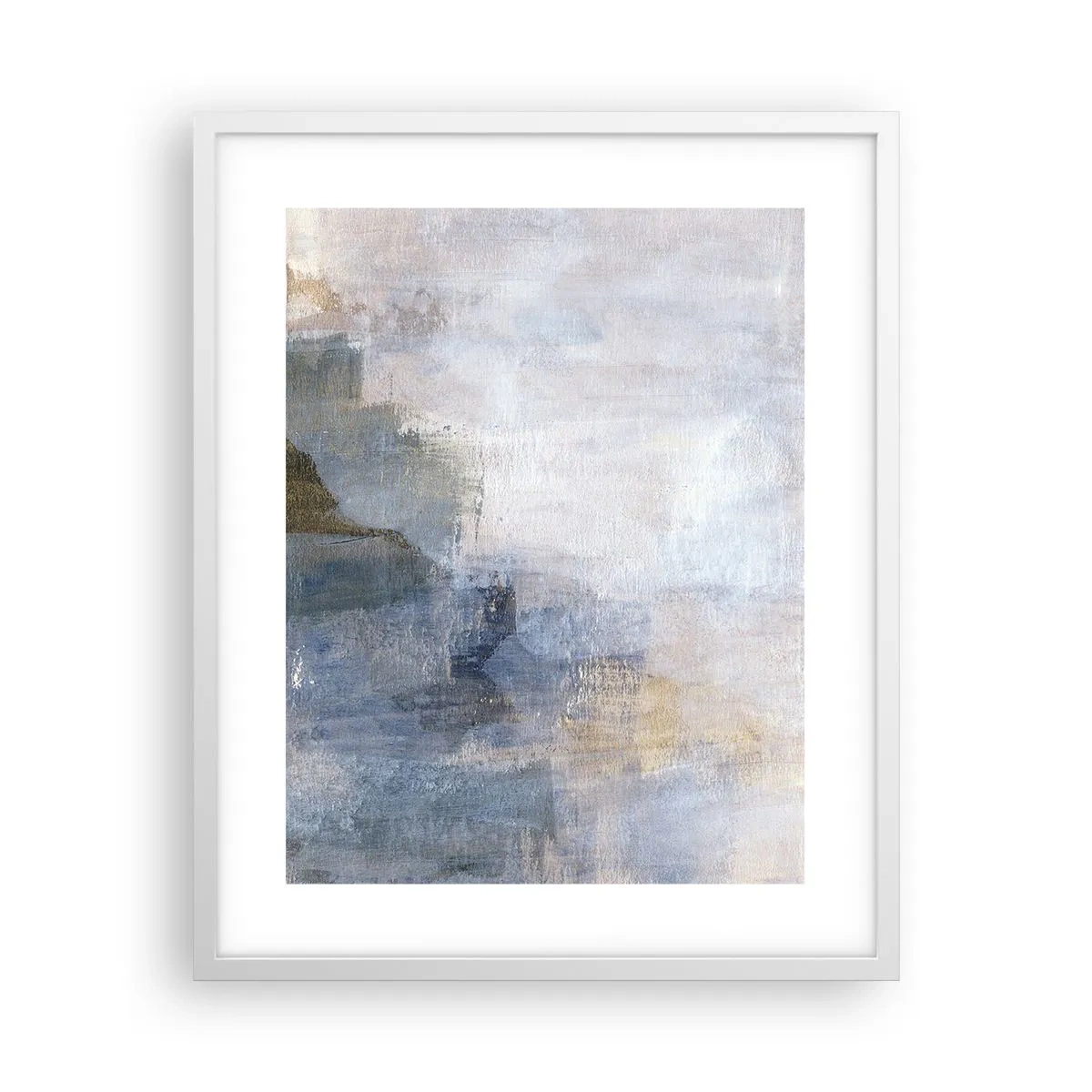 Poster in einem weißen Rahmen - Farbtöne und Akkorde - 40x50 cm