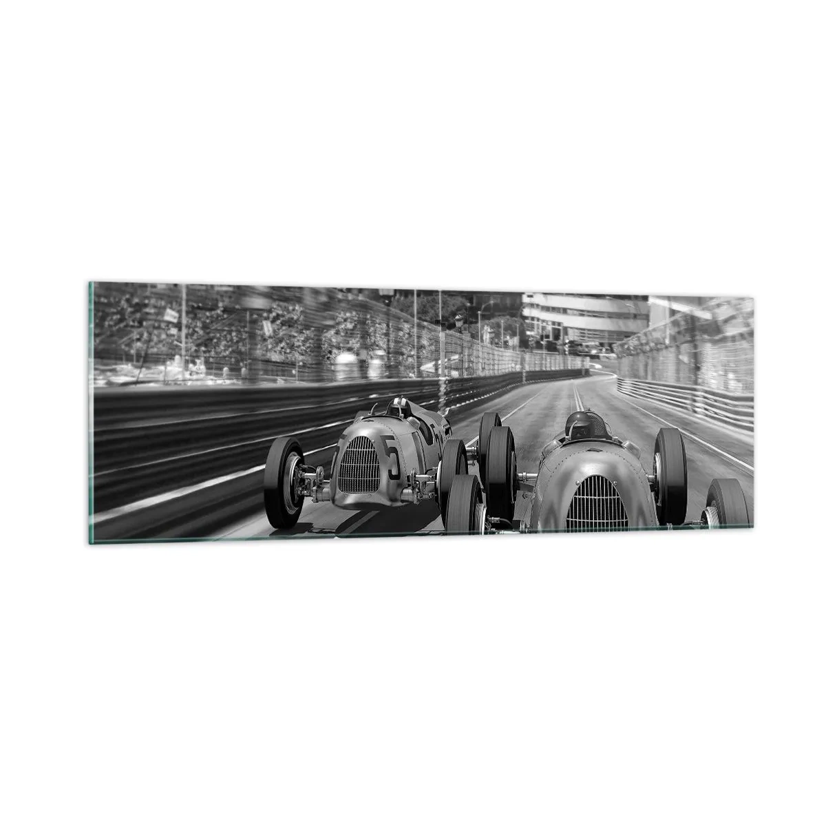 Glasbild - Bild auf glas - Vor langer Zeit in Monte Carlo - 90x30 cm