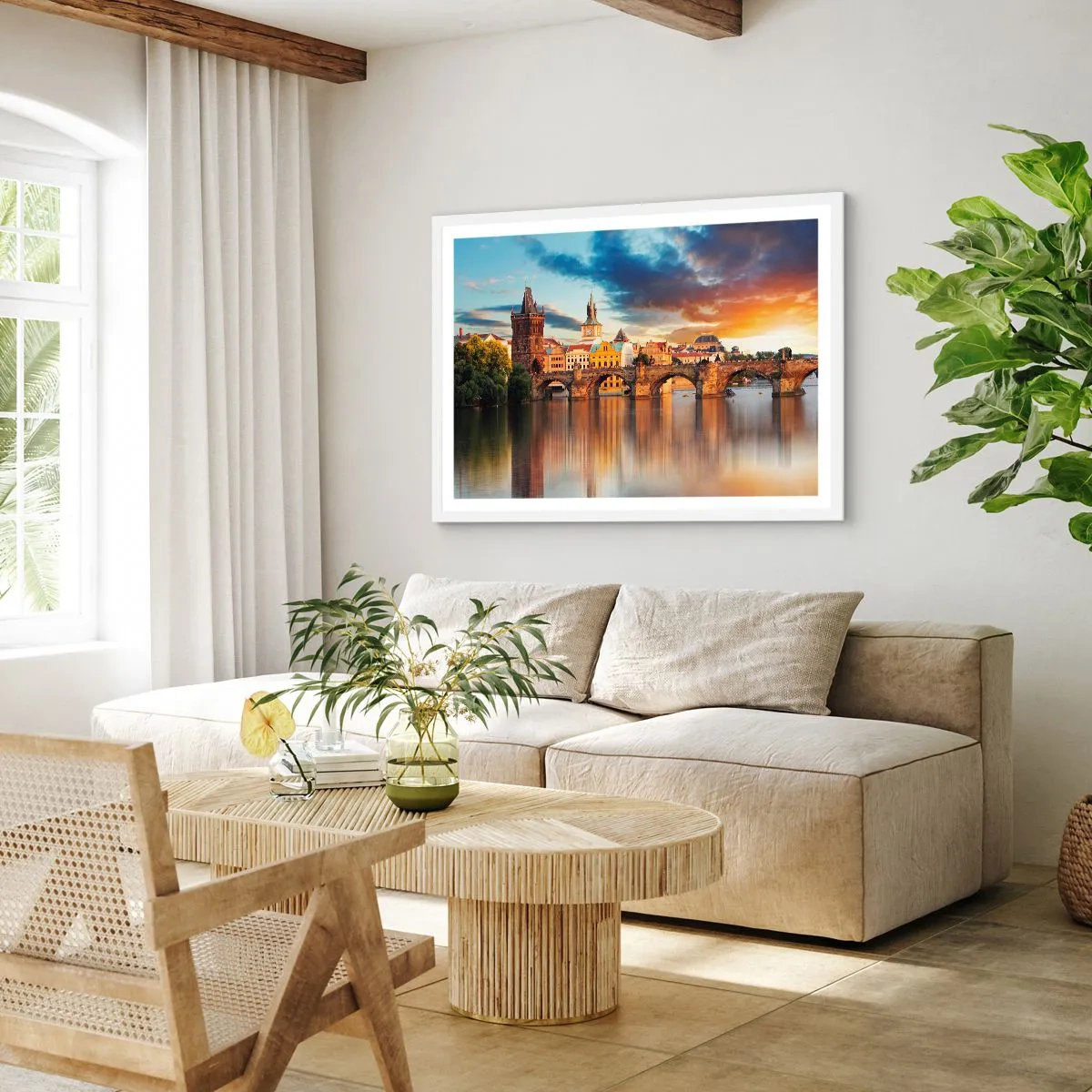 Poster in einem weißen Rahmen - Schön seit Ewigkeiten - 91x61 cm