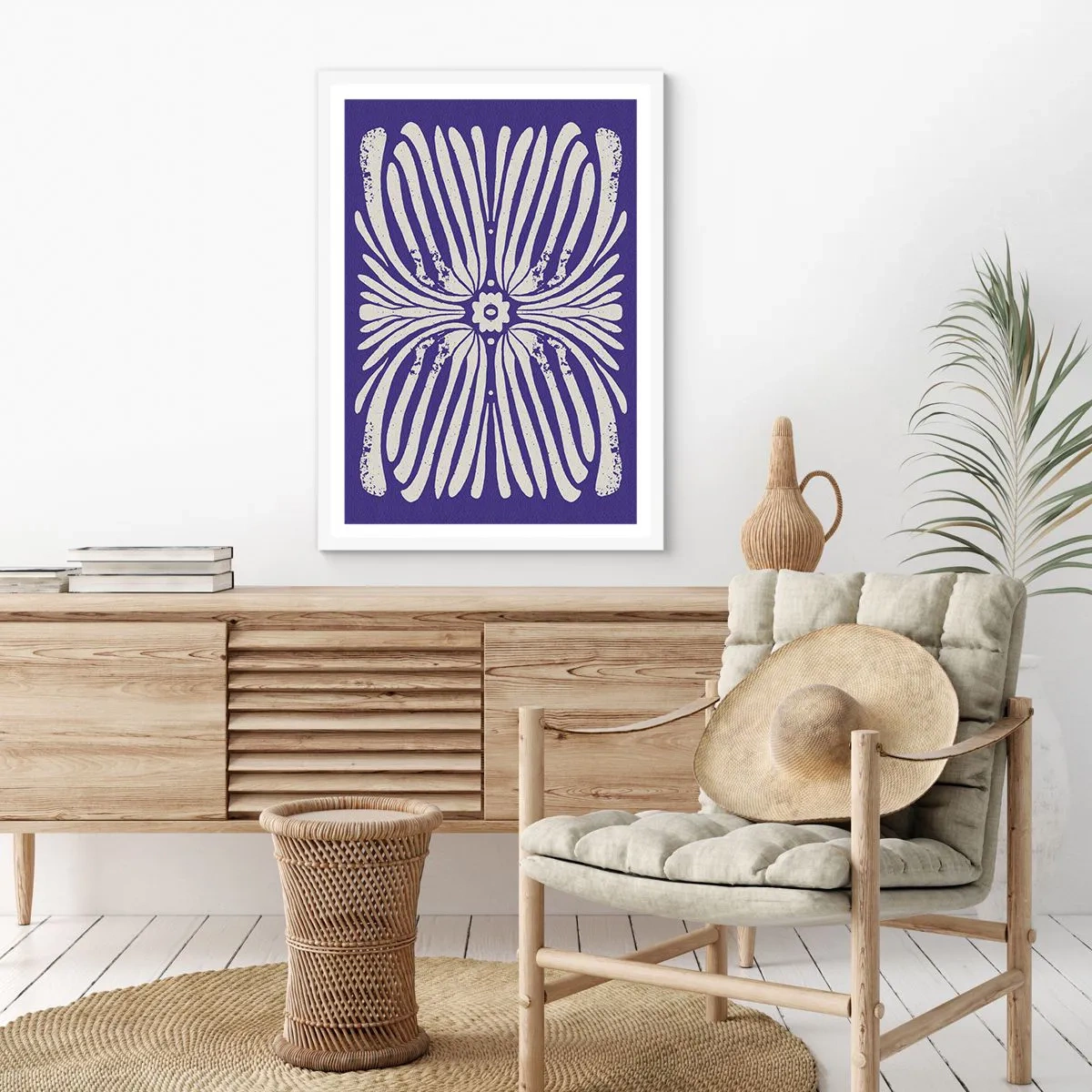 Poster in einem weißen Rahmen - Ethnische Inspirationen - 70x100 cm