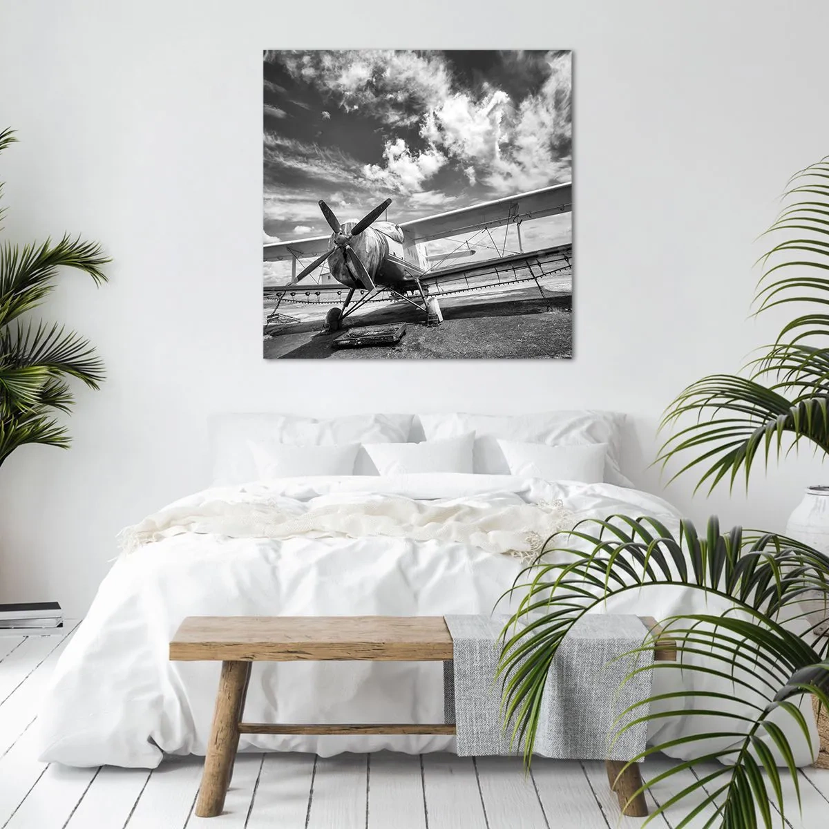 Bild auf Leinwand - Leinwandbild - Ich kann es kaum erwarten! - 70x70 cm