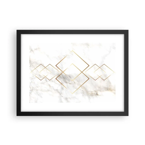 Poster in einem schwarzem Rahmen - Ein Blick in die Unendlichkeit - 40x30 cm